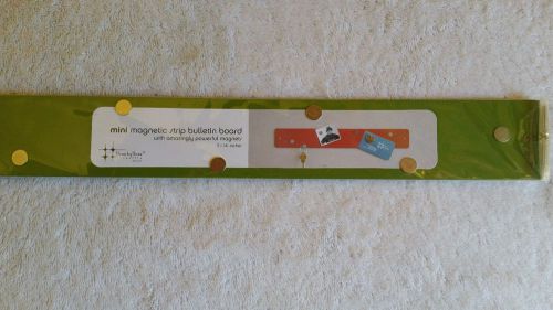 Three By Three Seattle Mini Magnetic Strip Bulletin Board, 2&#034; x 14 &#034;