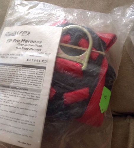 Brand New! Unopened! MSA FP PRO Full Body Harness Model 415944