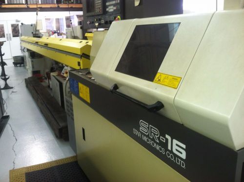 Star SR-16 CNC Swiss Screw Machine with FMB Minimag 4200 Bar Feeder