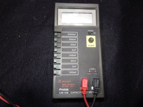 Protek CM-108 Handheld Capacitance Meter