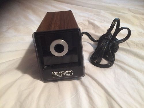 Vintage Panasonic Auto Stop Electric Pencil Sharpener KP-77N Plunger Feet