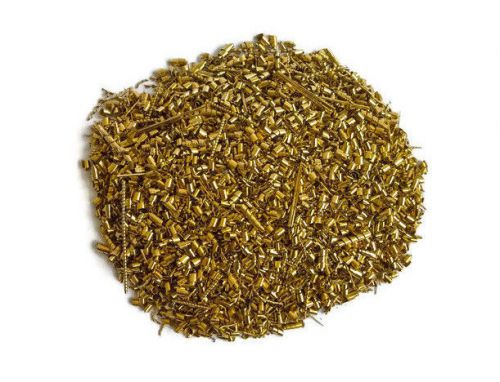 Brass Shavings 2LB 2 Pound Dry Oil-Free Turnings Filings Orgonite Orgone