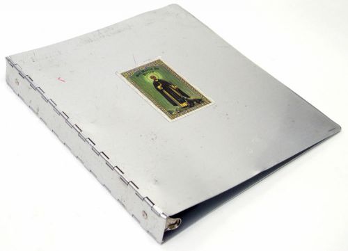 Excellent Vintage Aluminum 3 Ring Binder