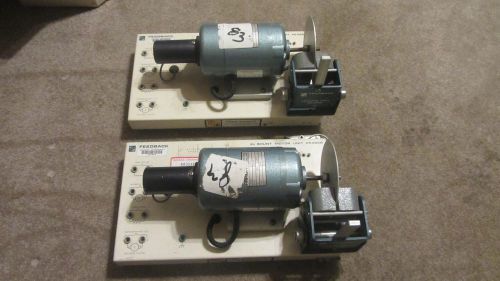 (2) Feedback DC Shunt Motor Unit PE482B Tachogenerators!!