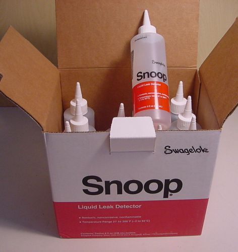 Swagelok BOX OF (12 Bottles) SNOOP LEAK DETECTOR 8 oz. (236 mL) BOTTLES