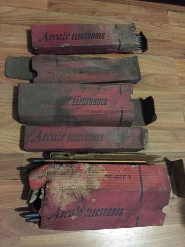 Arcair Copperclad Electrodes Lot Of 5 Boxes.