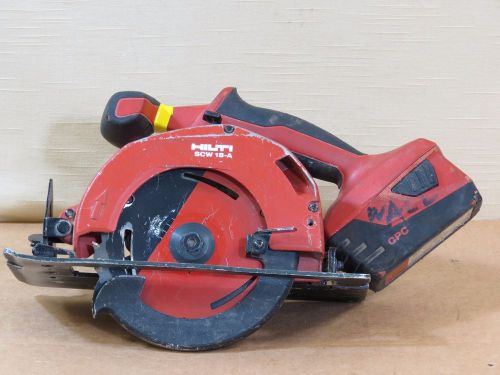 Hilti SCW 18-A 6-1/2&#034; 18V Cordless Circular Saw,B-18 3.3mAh Battery,No Charger