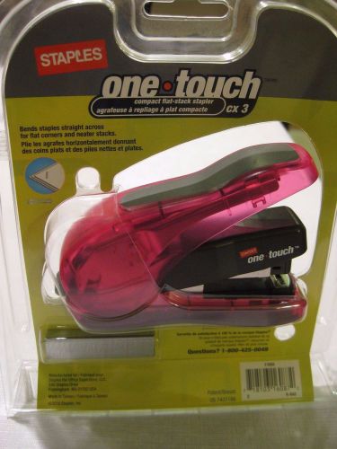 NEW Staples One-Touch CX 3 Stapler  20-Sheet Capacity &amp; 200 Staples