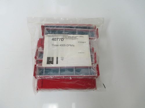 3m 4077-d  new unused ( pk/12 )  pluggable module sealant box fiber red for sale