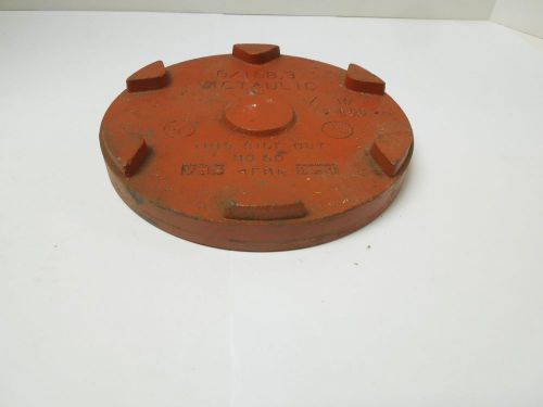 VICTAULIC CAP NO.60  6&#034; PIPE FITTING DUCTILE  &lt;756E1