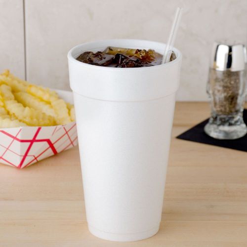 Dart 20J16 Insulated Styrofoam Cup, 20 oz, 500/CT, White