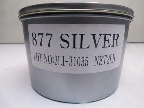 PANTONE 877 METALLIC (SILVER) OFFSET PRINTING INK 2 LBS