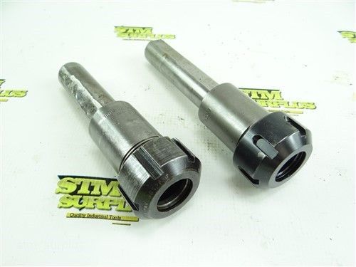 PAIR OF TSD UNIVERSAL ACURA-FLEX 6&#034; COLLET EXTENSION 1&#034; SHANK