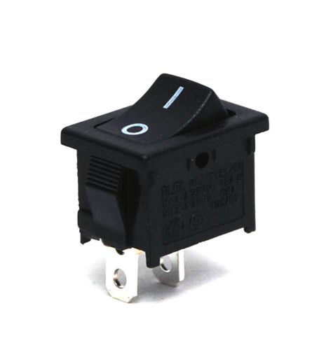 100x On-Off Rocker Switch 2P 16A 125V 10A 250V RLEIL RL3-1 RL3-1-11-H-2-BK/BK-P5