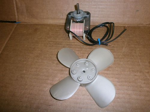 Used battery charger cooling fan  motor &amp; new blade for sale