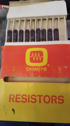 9X OHMITE 1542 BROWN DEVIL RESISTOR VITREOUS ENAMELED 3.5K OHMS 8W 3500 OHM 5%