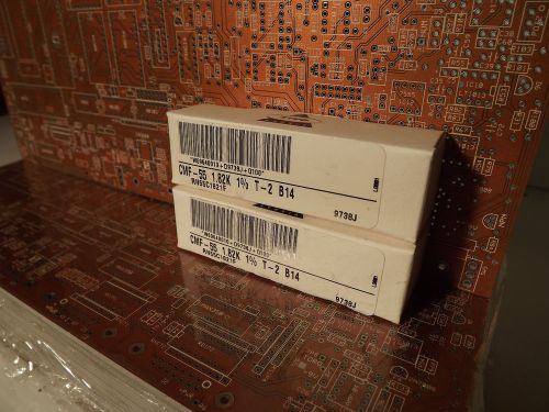 ( 100 ) Dale 1/4w 1.82k metal film resistors , 1% tol , nos