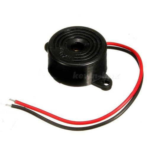 Piezo Electronic Tone Buzzer Alarm 95DB Continuous Sound 12V Mounting Hole EVHN