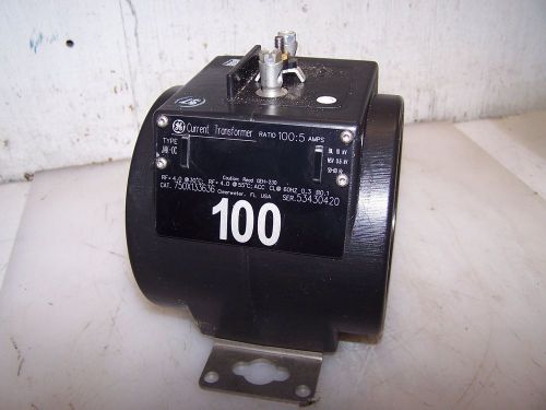 GE 100:5 RATIO CURRENT TRANSFORMER TYPE JAK-OC  750X133636  10 KV BIL