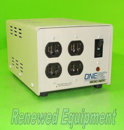 Oneac micro mate cm1107 line conditioner power supply for sale