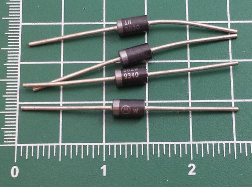 20x 1N5820 Motorola Schottky rectifier diode 20v 3A