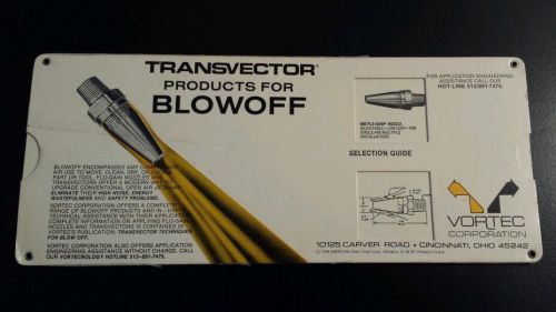 1978 Vortec Tansvector Products  Compressed Air Flow Calculator Sliding Chart