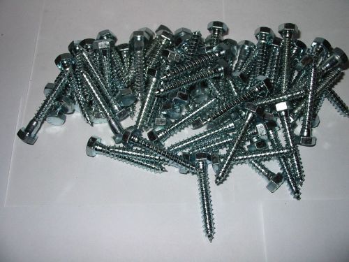 Zinc Hex Head  Lag Screw Bolt 5/16&#034; x 2&#034; - 78/pcs