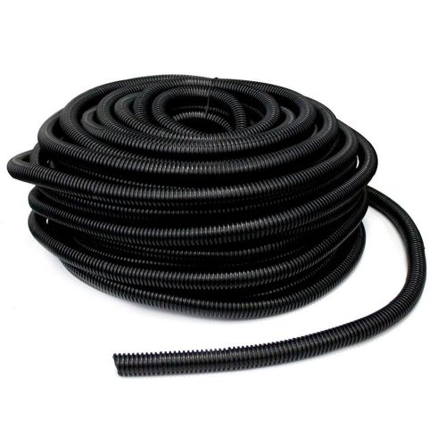 50&#039; Feet 21mm Width Split Loom Wire Flexible Tubing Conduit Hose Car Audio