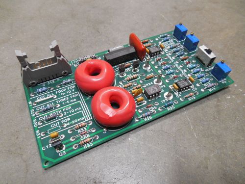 USED Emerson 02-766420-00 Signal Conditioner Board Rev. D P/L D