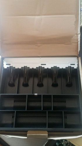 SteelMaster Cash Drawer Replacement Tray, Black - 000