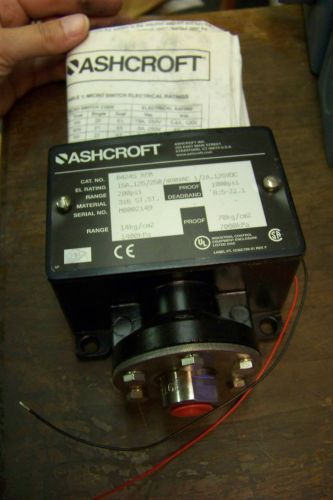 new ashcroft B424S XFM 200PSI pressure switch