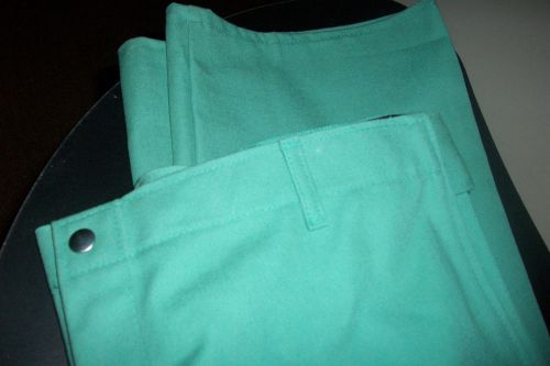 STEEL GRIP PROBAN/FR-7 FLAME RESISTANT COTTON PANTS / GREEN size- M X 34 LENGTH