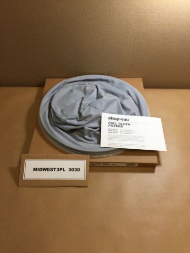 Shop Vac 905-29-9 Cloth Filter Bag 16&#034; Tank, Fits 15,  16,  20 Gallon Models New