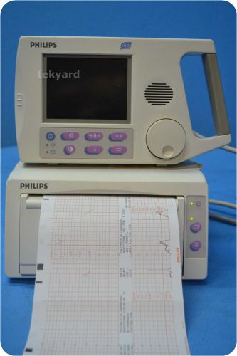 PHILIPS FM2 PATIENT MONITOR WITH PHILIPS PRINTER @ (120221)