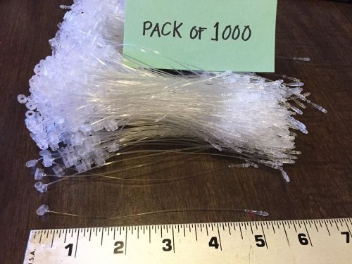 5&#034; 100 Pc Snap Lock Pin Security Loop  Plastic Tag Fastener