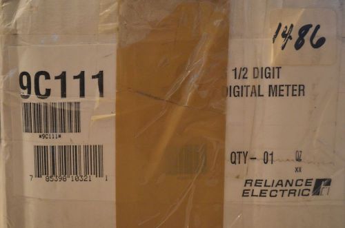 Reliance Electric Digital Panel Meter 9C111 DPM35 (NIB)