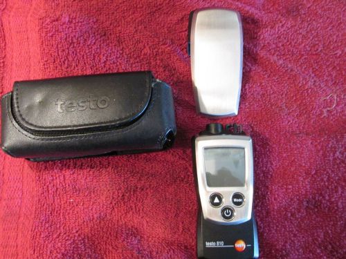 TESTO 810 pocket meter with case temperature meter