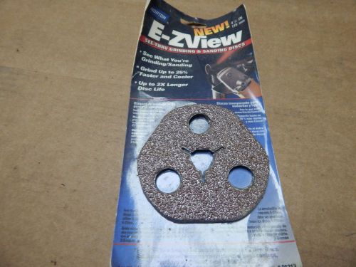 &#034;NORTON&#034; E-Z-View  4-1/2&#034; Sanding Discs  lot of 3 Pcs 24 Grit