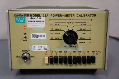 BOONTON  MODEL 25A POWER-METER CALIBRATOR