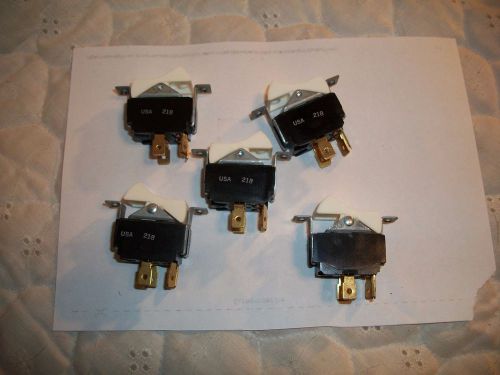 5 PCS 128 UND LAB INC LIST ON OFF  SWITCH 15A 125V 10A 250V 3/4 H.P. 250 VAC C