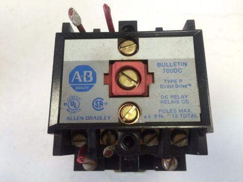 Used allen bradley 700dc-p400z24 ser.a,700dc control relay 24v coil type p, eb for sale