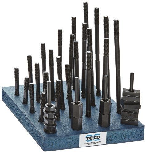 Te-Co 20607 38 Piece T-Nut and Stud Kit, 1/2&#034;-13 Stud x 11/16&#034; Table T-Slot