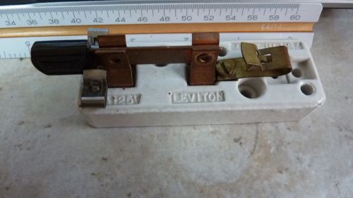 Vintage steampunk porcelain knife switch easy connect type