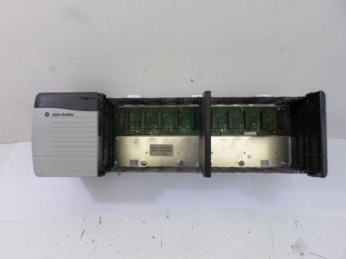 Allen-Bradley 1756-PA72/C AC Power Supply with 1756-A10 B 10 Slot Rack GOOD