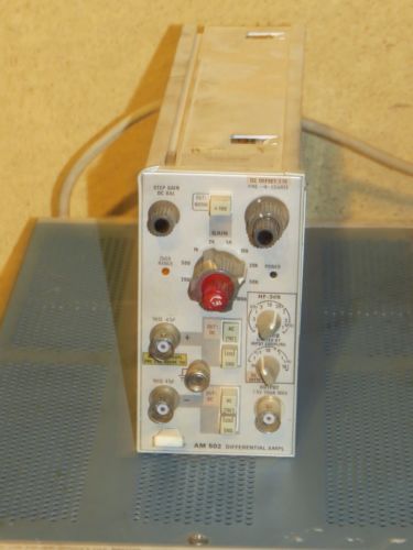 TEKTRONIX AM502 AM 502 DIFFERENTIAL AMPLIFIER PLUG IN  (U8)