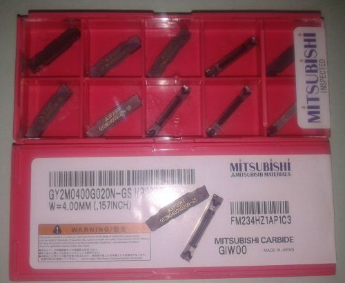 20 pcs. Mitsubishi GY2M0400G020N-GS VP20RT grooving inserts 4 mm GY2 N123H2-0400