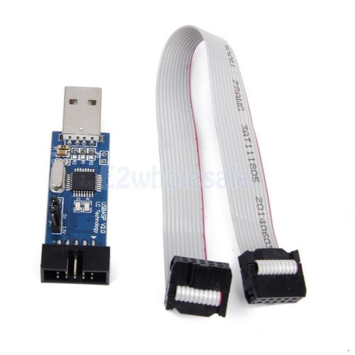 New 51 AVR ISP Programmer Adapter USBASP Downloader for ATMEL ATMega ATTiny