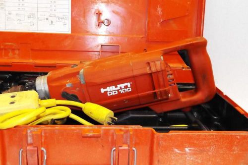 Hilti model DD100M, 115 volt core drill with high impact plastic box