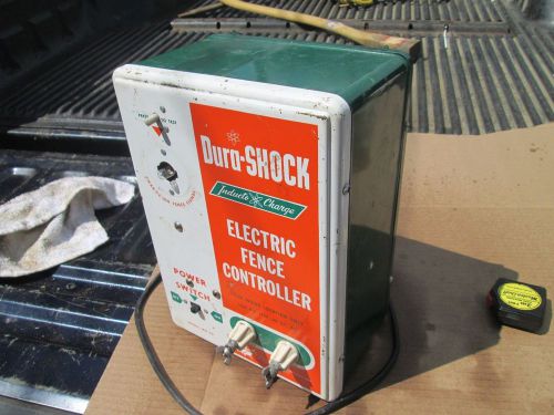 NICE VINTAGE ELECTRIC FENCE CONTROLLER DURA-SHOCK