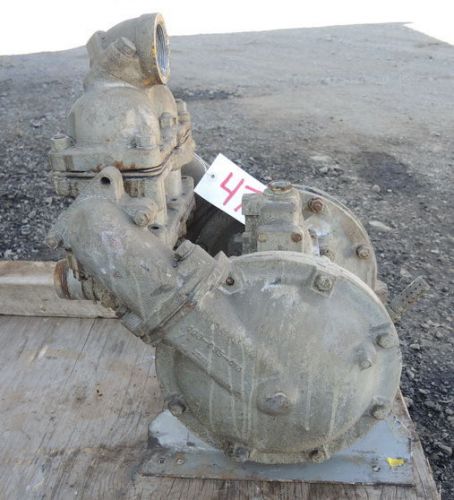 2&#039;&#039; X 2&#039;&#039; DIAPHRAGM PUMP, CAST IRON, HEAVY DUTY BALL